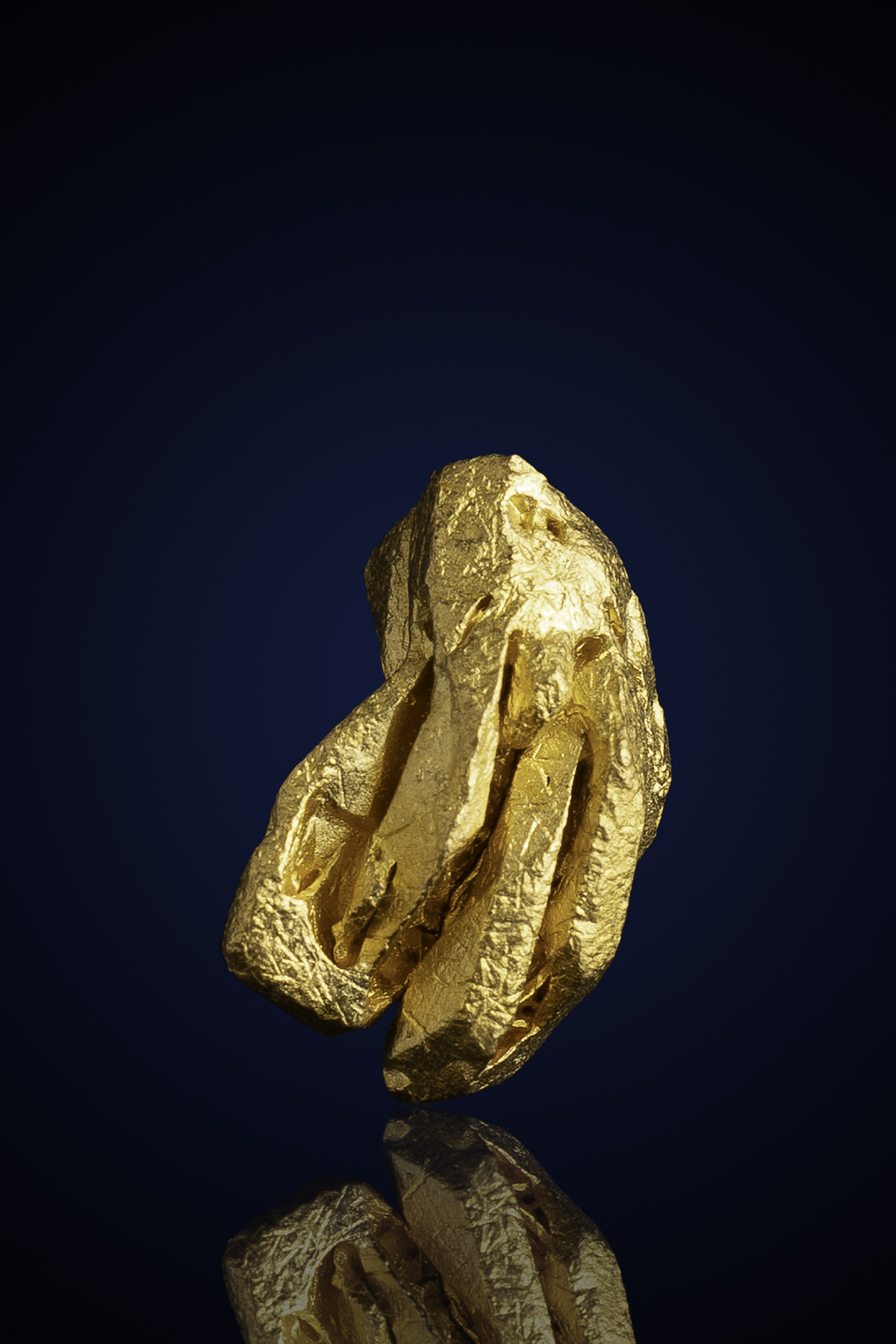 Lustrous, Dimensional Natural Gold Nugget - Venezuela - 2.27 grams (image for) Lustrous, Dimensional Natural Gold Nugget - Venezuela - 2.27 grams